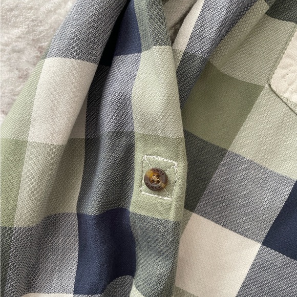 Carhartt Women’s Plaid Button Front Long Sleeve Shirt Roll Tab Sleeves Medium - Picture 6 of 11